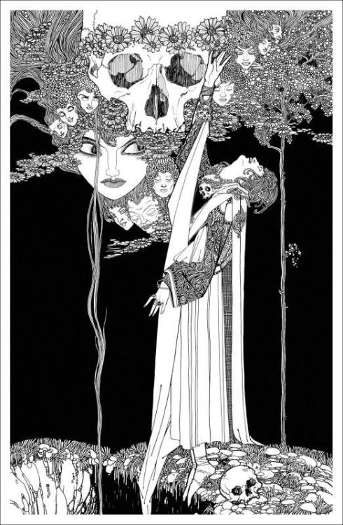 alpacasherd:Art by Aubrey Beardsley Mmmmmm not quite… this is John Austen’s Hamlet. Inspired 