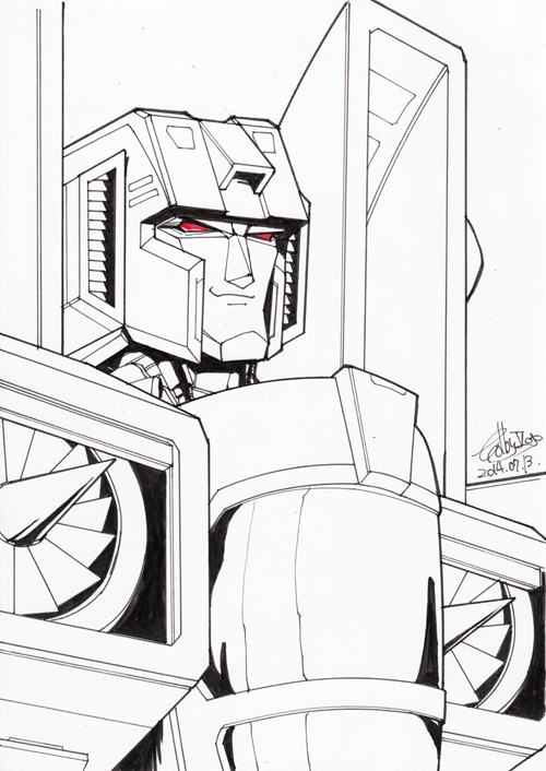 golby2:  1 day, 1 sketch.July 7, 2014 - KaonJuly 8, 2014 - Sir Soundwave and SG RavageJuly