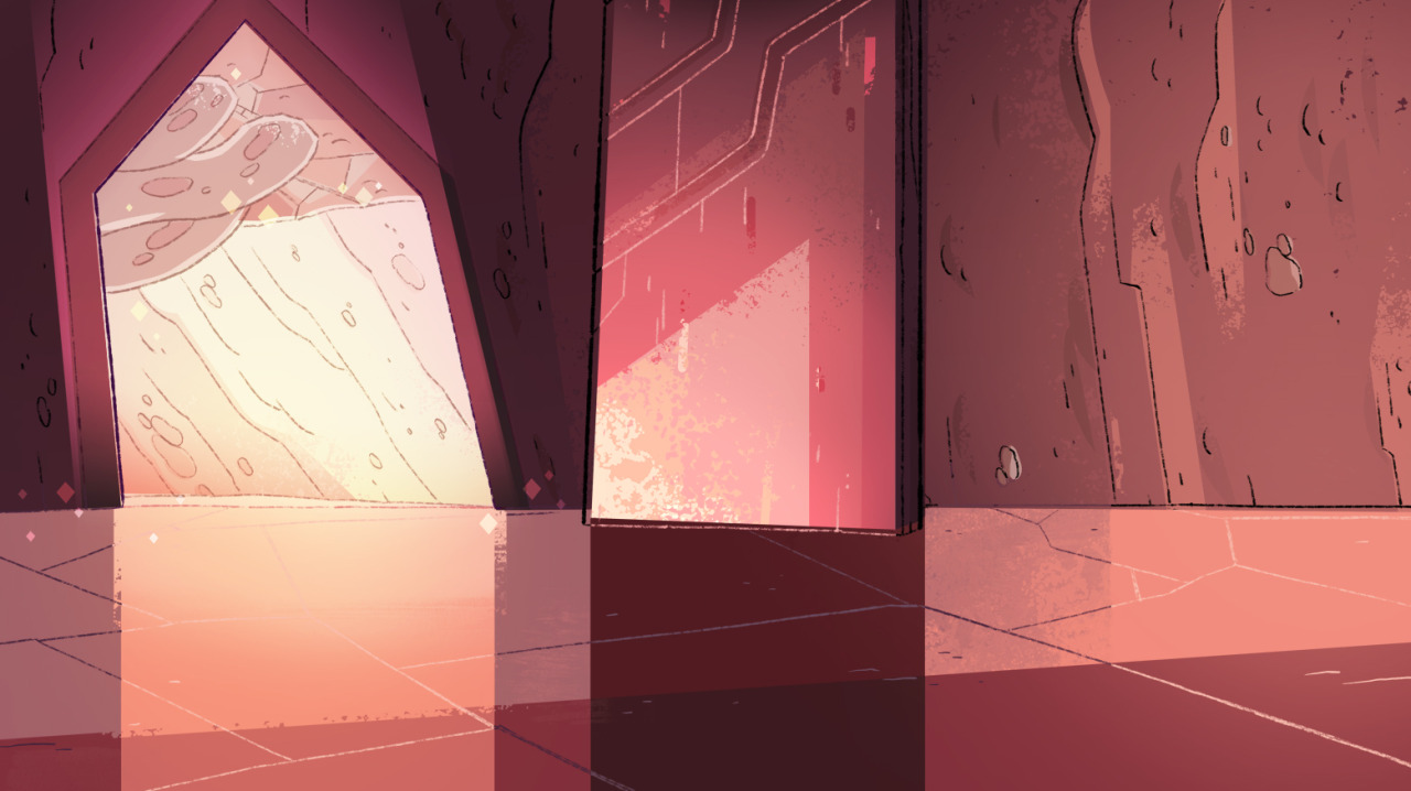 A selection of Backgrounds from the Steven Universe episode: Secret Team Art Direction: Elle