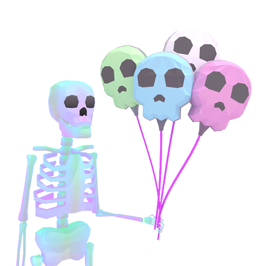 jjjjjjjjjjohn:happy b-day skelly!  made this skeleton character in April 2014 and