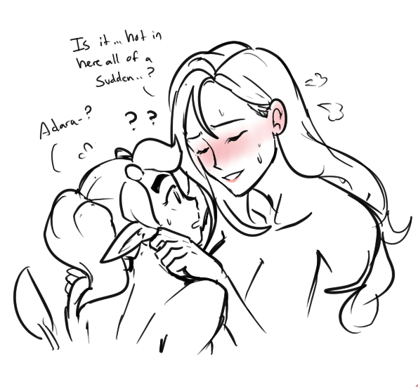 bath times aka too lazy to draw clothes 