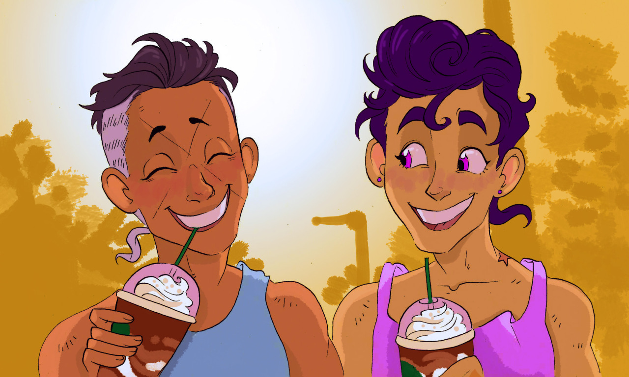 hetteh-spegetteh:  Oku and Josuke became bros in the anime this week, and the S’mores