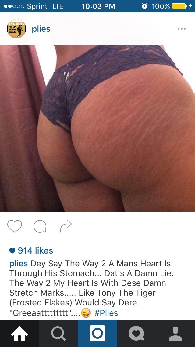 hella-short:Plies out here spreadin’ Body Positivity and being all around amazing,