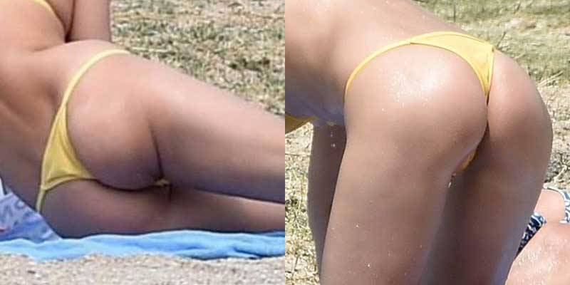 starprivate:  Irina Shayk is wet bikini ass  Irina Shayk doing things with her wet