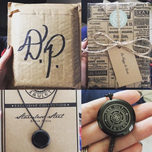 Okay, @theoilyamulet ? I think you kinda won my heart with the packaging in my new diffuser necklace