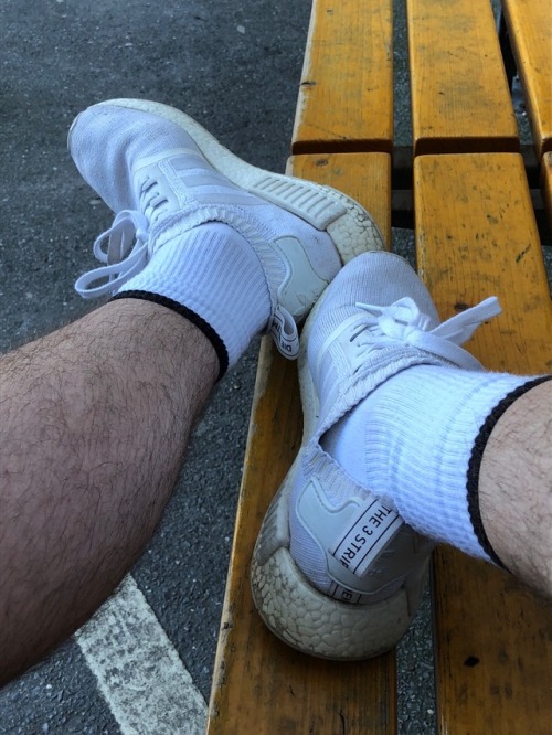 trainersnifferscally: Me in my week old sox n sweaty nmds