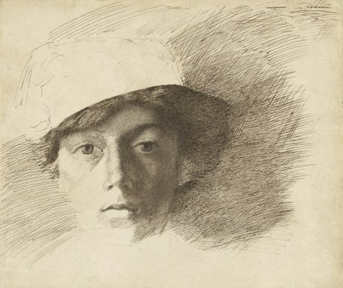 A show #NowOnView at the Getty Center explores hatching in drawings. Portrait of Joseph Roulin, 1888