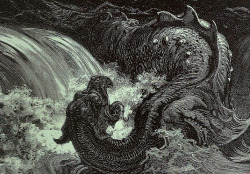 iron-crowns:  Destruction of Leviathan Gustave Doré 
