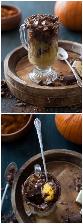 decadentdessertsblog:Chocolate Pumpkin Mug Cake Recipe from Handmade Charlotte.Assemble ingredients 