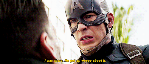 ageofultron:You know, he knew you. Your pal, your buddy, your Bucky.