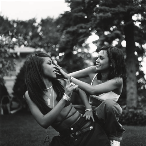 aaliyahphotos:  Aaliyah & Kidada Jones photographed by Jason Keeling.