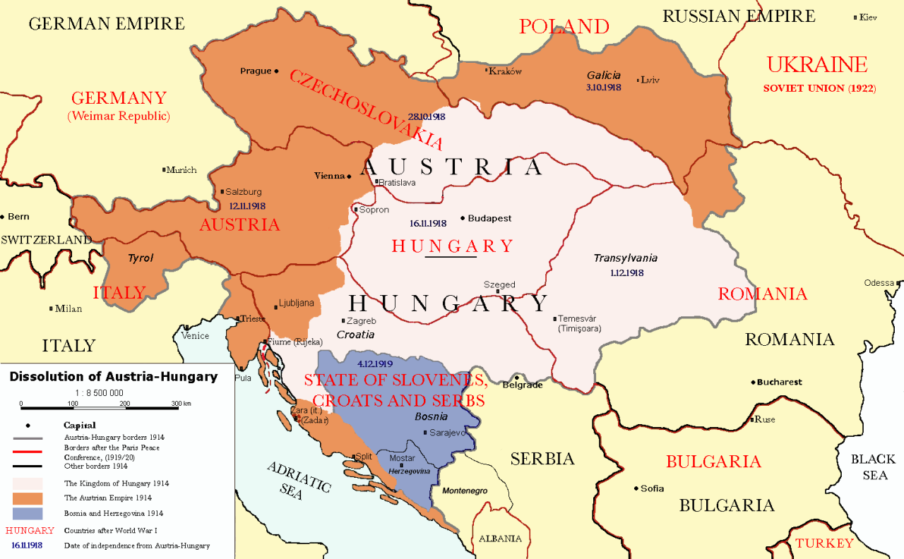 austrian empire map