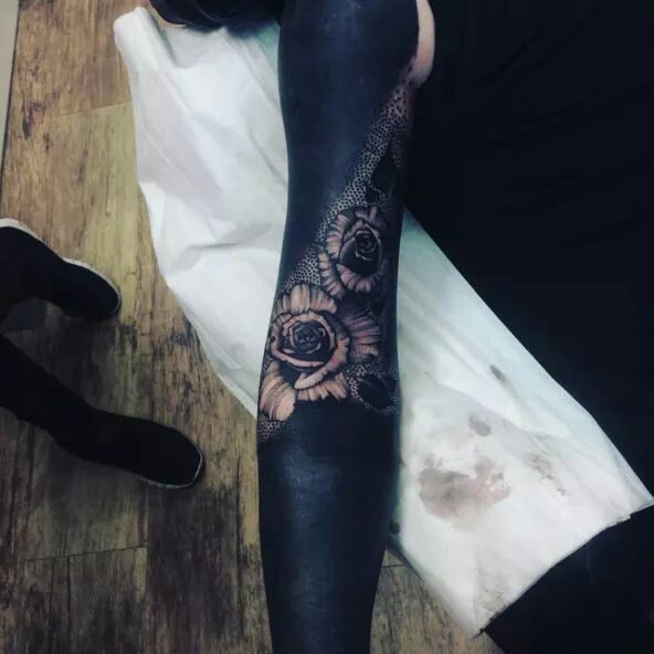 Black Rose Tattoo Meanings and Designs  Tattoolicom