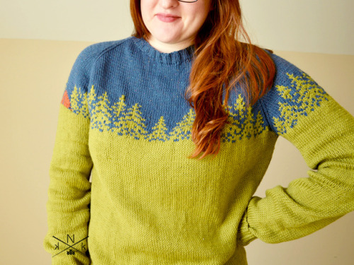 Forest Sweater up on EtsyOr knit it yourself –> Pattern