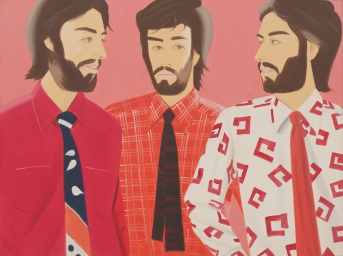 Alex Katz, Red Tie, 1979, Oil on canvas, 6 x 8 feet (182.5 x 244.2 cm), Museum of Modern Art, New Yo