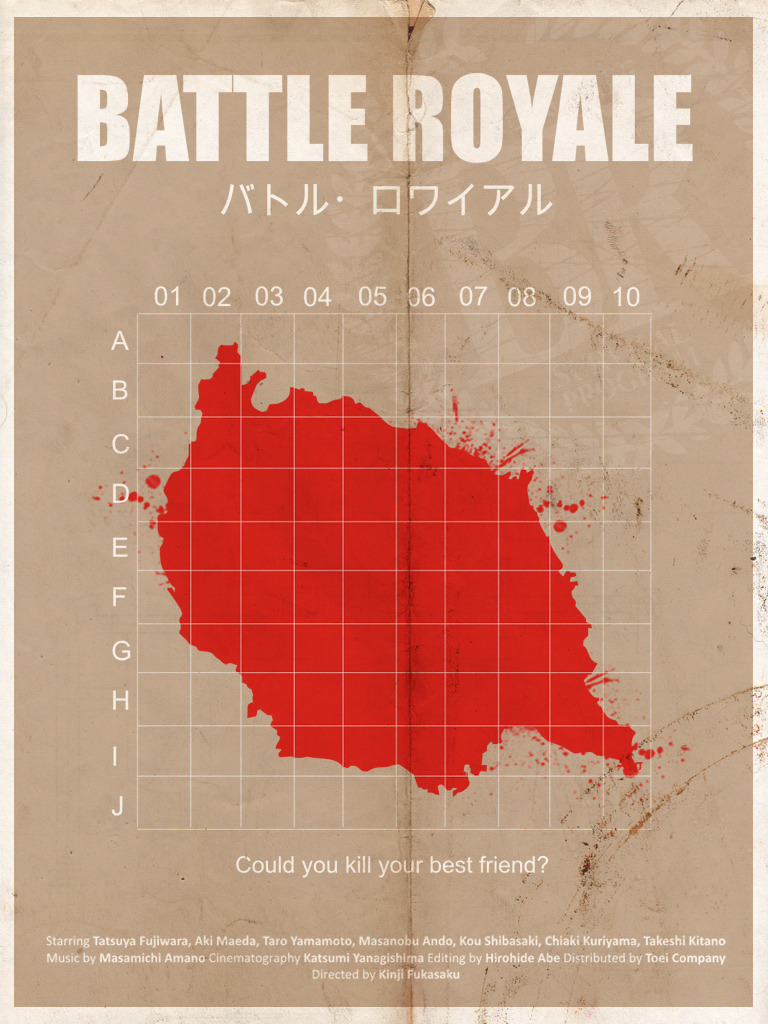 minimalmovieposters:  Battle Royale by pongelektro  dope fucking movie! shits on
