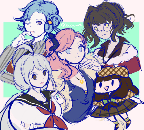 Some SDRA2 charas, I’ve been enjoying it so far!! Kokoro is my favorite :)