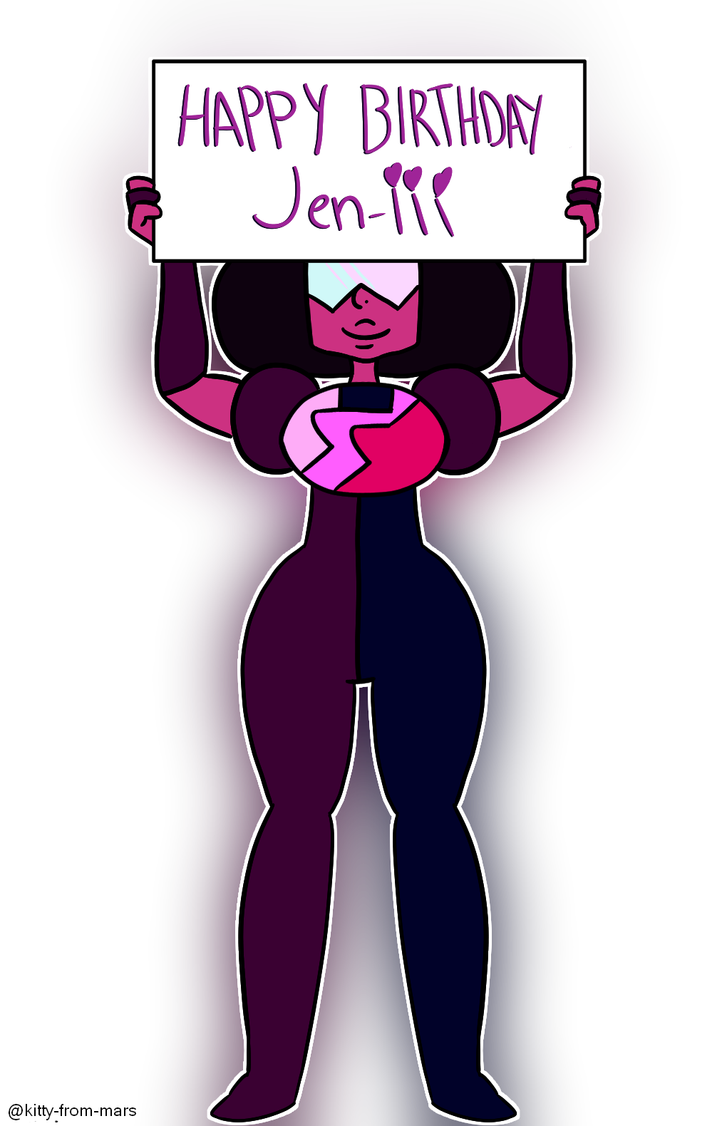 kitty-from-mars:  @jen-iii I wanted to draw garnet recently and decided might as