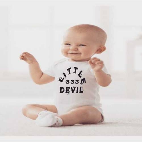 A lovely little baby grow for your little devil Available now! . . . #littledevil#babyapparel#ba