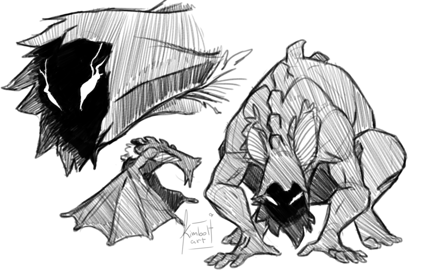 kimboltart:Some Sketches i made after recent chapters