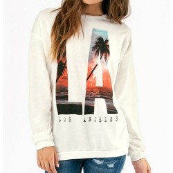 eastcoastfashions2:  LA Palms Sweatshirt by #tobi. #lapalms #la #palmtrees #sweatshirt #losangeles #top #fashion
