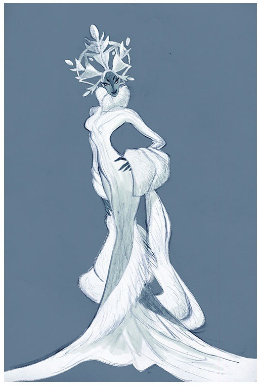 bugcthulhu:  animationandsoforth:  Early Frozen character designs by Minkyu Lee 