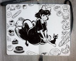 picolo-kun:  Inktober day 13 Kiki’s Delivery Service 