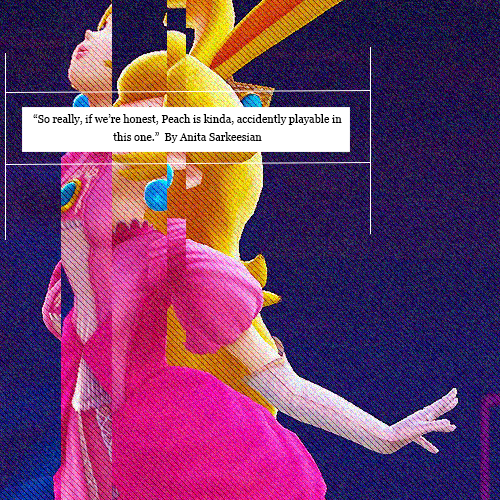oh-so-pichi:  Stop shaming feminine video game characters for embracing their femininity. Peach is a character that has a deep backstory and just because you do not “consider” any Mario game that varies away from a side scroller “canon” doesn’t