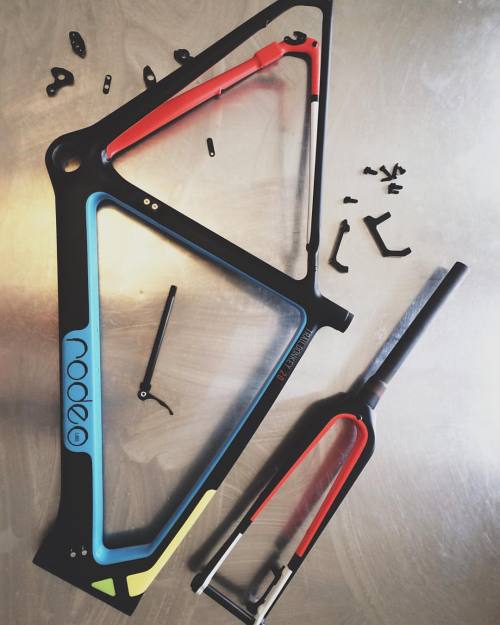 rodeo-adv-labs:  Mmmmm hmmmm. It’s one of those good days in The Lab. #traildonkey 2.0 revisions are