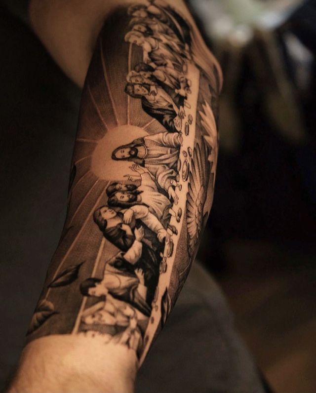 Inked on Twitter The Last Supper tattooed by Josh Lin  httpstcoN4xmW1OMae  Twitter