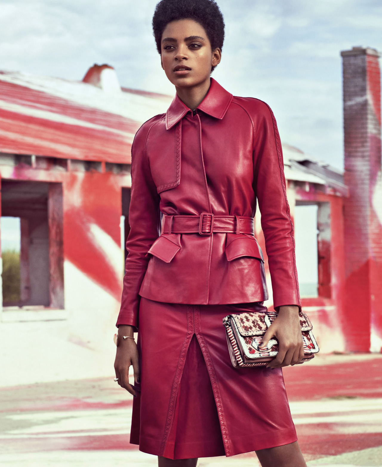 shadesofblackness:  HARPER’S BAZAAR US NOVEMBER 2016SEEING REDPHOTOGRAPHER: VICTOR