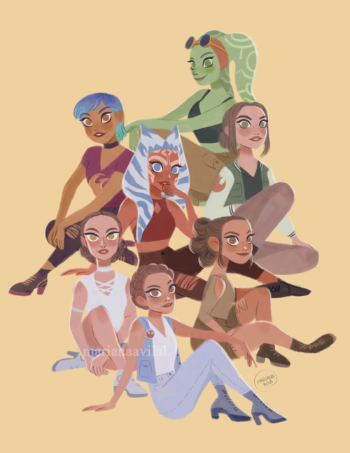 marianaavilal:I realize it may seem like I’m incapable of drawing anything other than star wars ladi