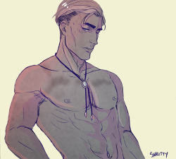 shingekinokitty:  Some cleaned up sketchbook doodles for orderandsophism and uro-boros. We are all fans of big booty Erwin and bara boobs… (don’t tell me how gross I am bc I already know.)  