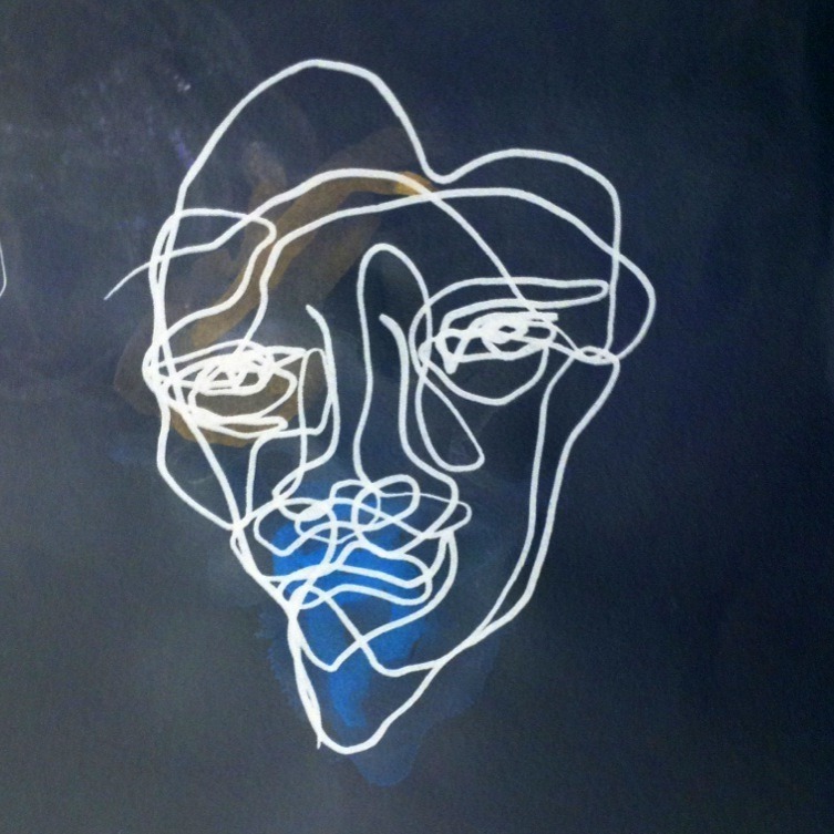 bummybumbum:  my favourite little faces ive drawn, with the colours in negative 