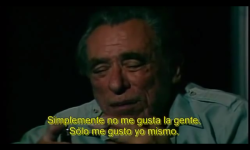 garcipnf:  Simplemente no me gusta la gente. Sólo me gusto yo mismo. Hay algo en mí. No sé lo que es, pero no voy a tratar de curarlo. Todo lo que quiero es lo que soy. Voy a mantener el flujo de lo que me gusta.Charles Bukowski