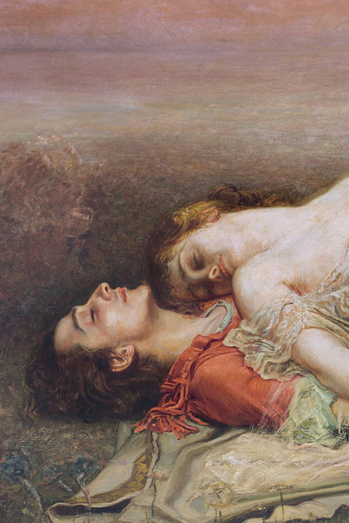 nigra-lux: EGUSQUIZA Y BARRENA, Rogelio de (1845-1915)Tristan and Isolt, detail1910Oil on canvas, 16