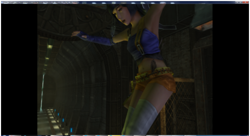 quartercirclejab:Vincent arrives just as Yuffie is wrapping up her job of shutting down the reactor 