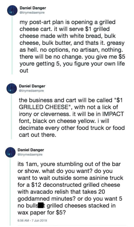 darkelf19: This is the greatest thing ever Image ID:1: An American-cheese-yellow food truck trailer 