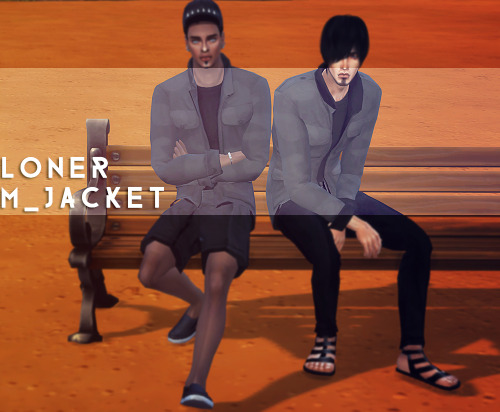 twydyy:  juoo9082reblog:  loner2nd:  Loner Male Jacket5 types are included.Do not re-edit / re-uploa