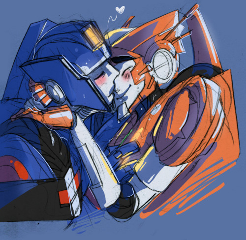 plantmandotexeretired:  schandbringer:  Some happy sex and fluff because I’m stressed out like hell and needed some distraction :3 Sorry for the Rung-spam, next thing is gonna be something else!  Hello Skids/Rung!