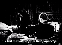 slashfilms:  “It’s just a scratch.”  Dracula (1931)  