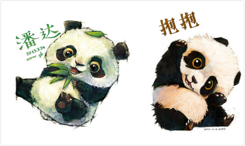 Art by Chinese illustrator 雪娃娃 Xue Wawa. Super cute.