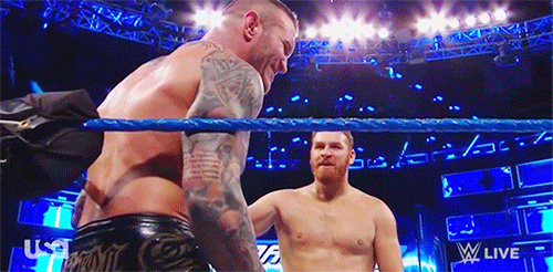 mith-gifs-wrestling:  “Radiantly vicious” is… uh, not a bad look on Sami Zayn.