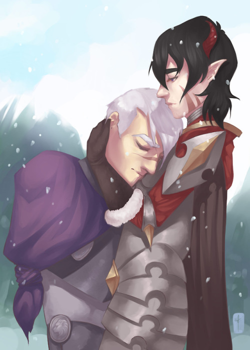 My @sheithsecretsanta entry for @akaparalian! I decided to go with a dragon/dragon slayer AU that wo