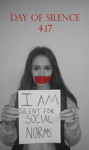 star-scout:  My School makes these posters for day of Silence every year. 2015