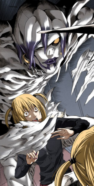 albasti:                       *:･ﾟ✧ Death Note Colour Edition Volume 6 ✧･ﾟ:*            in which shit goes down, Misa continues to be the real mvp,                 and Light’s shoujo twinkles in his eyes ruin