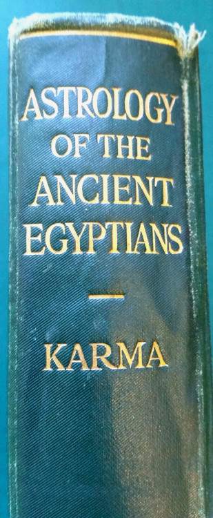 ASTROLOGY OF THE ANCIENT EGYPTIANS 1924