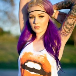 tattooedladiesmetal:  Kristen Leanne