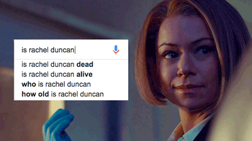 starconfetti:Orphan Black characters according to Google Search