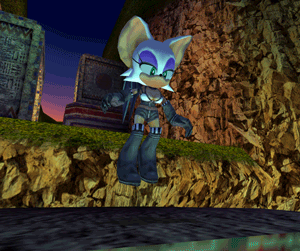 sonichedgeblog:    Rouge’s alternate costume for the multiplayer mode of ‘Sonic